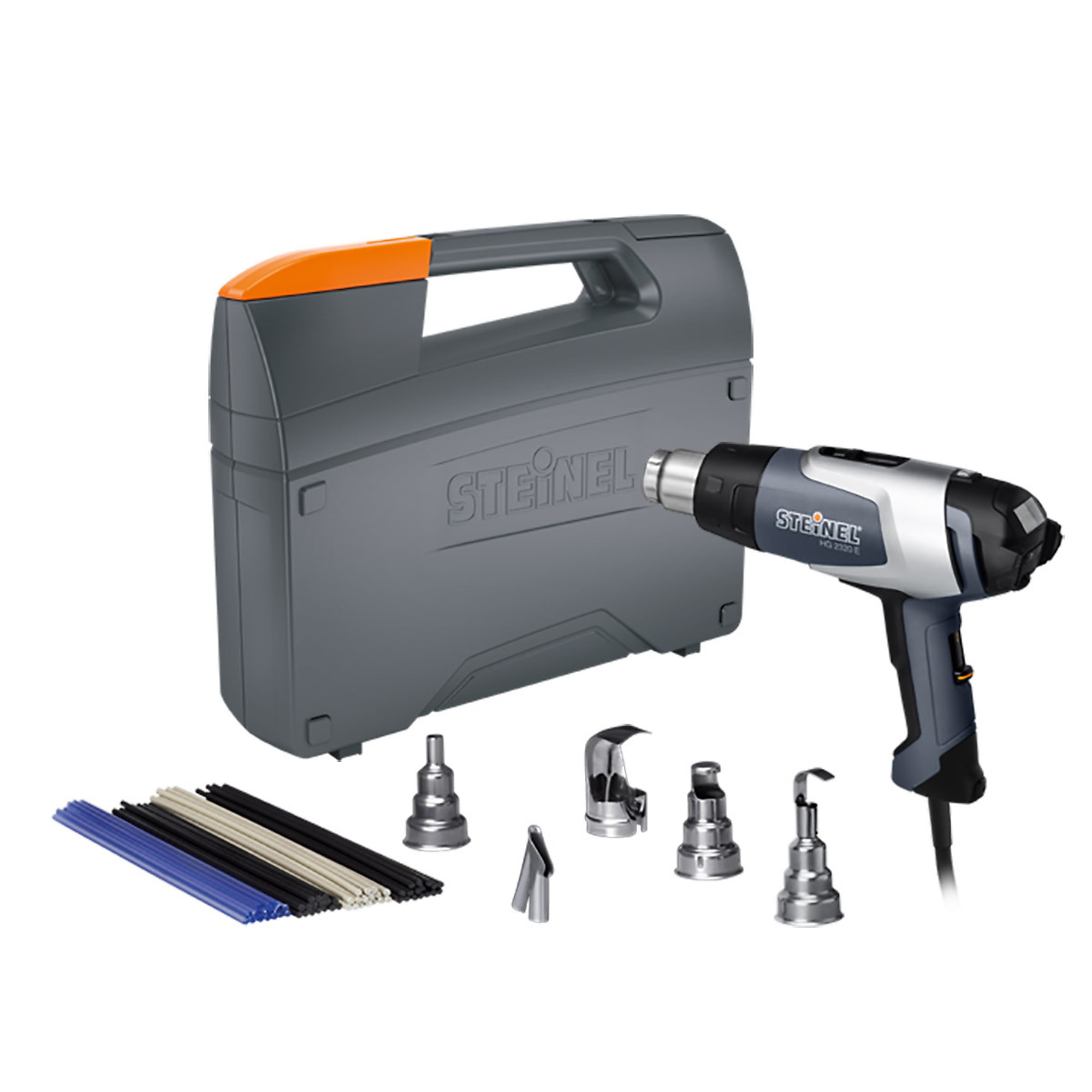 Steinel Multi-Purpose Kit with HG 2320 E Heat Gun - Includes Accessories, Heavy-Duty Case